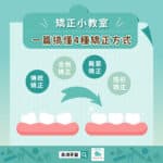 一篇搞懂 4 種牙齒矯正方式